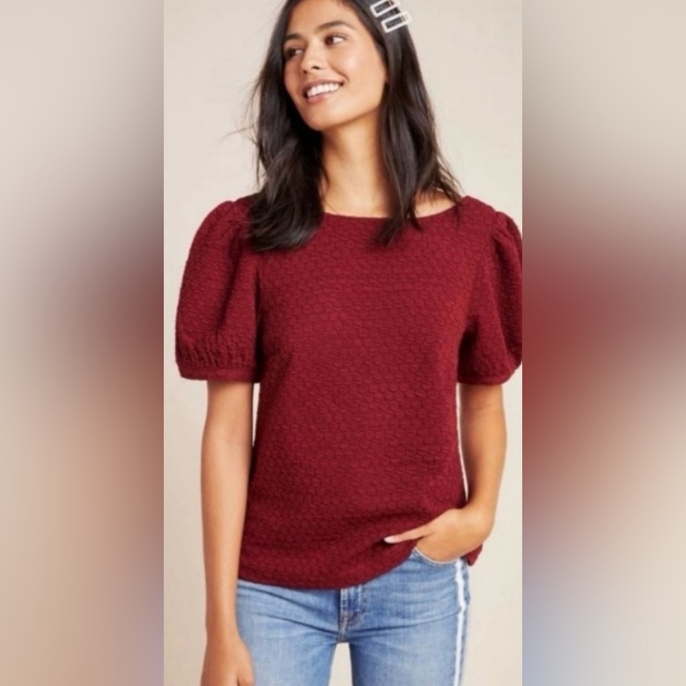 EUC Porridge (Anthropologie) Parker Puff Sleeve Blouse